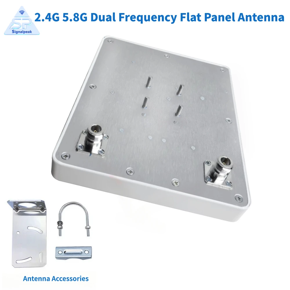 24g-58g-5ghz-dual-frequency-bipolar-polarization-flat-panel-antenna-15dbi-high-gain-wifi-6-outdoor-waterproof-antenna-n-female