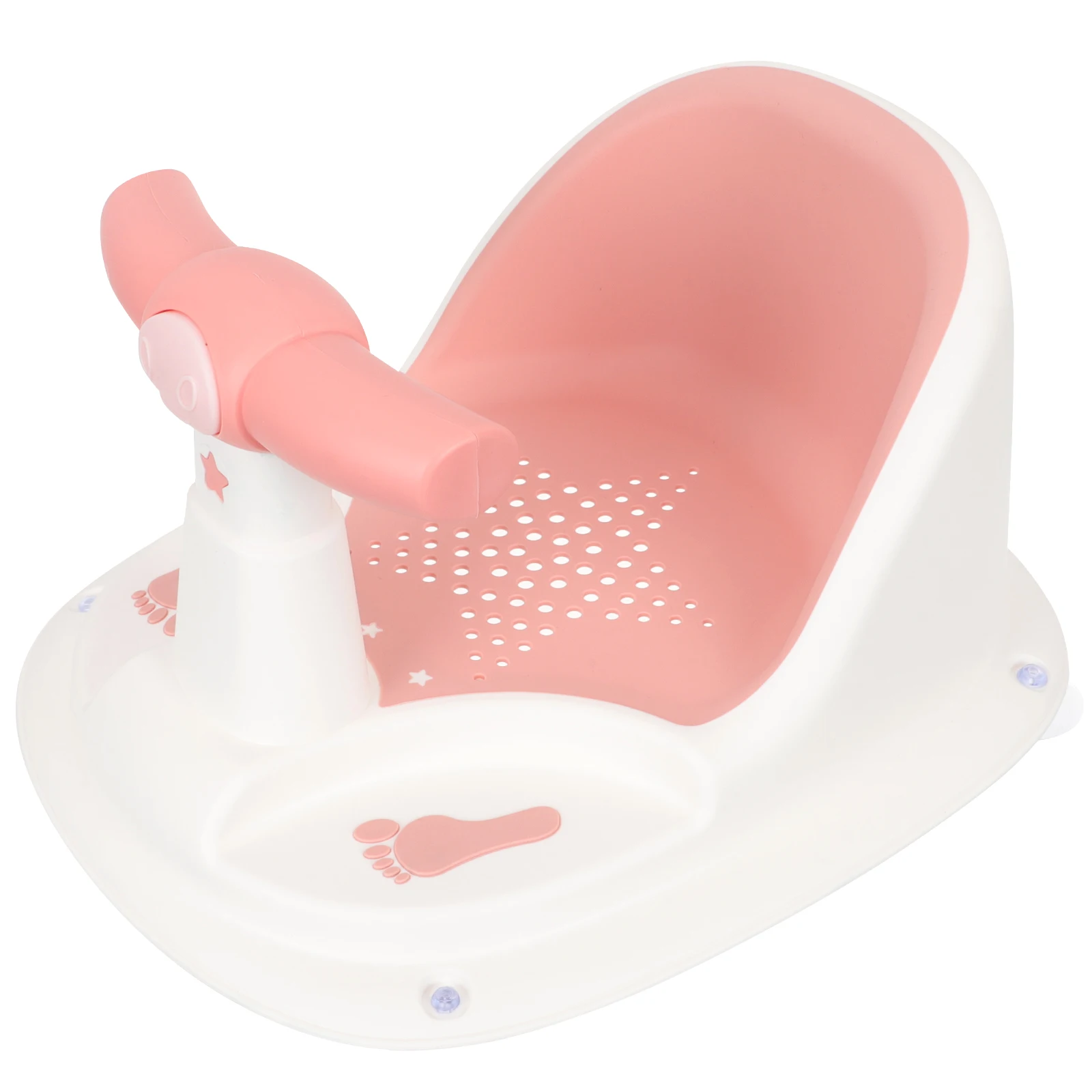 

Baby Bath Seat Non-slip PP TPE Material Toddler Shower Chair Bathtub Seats for Infant Sitting Up Bright Color Stable Structure