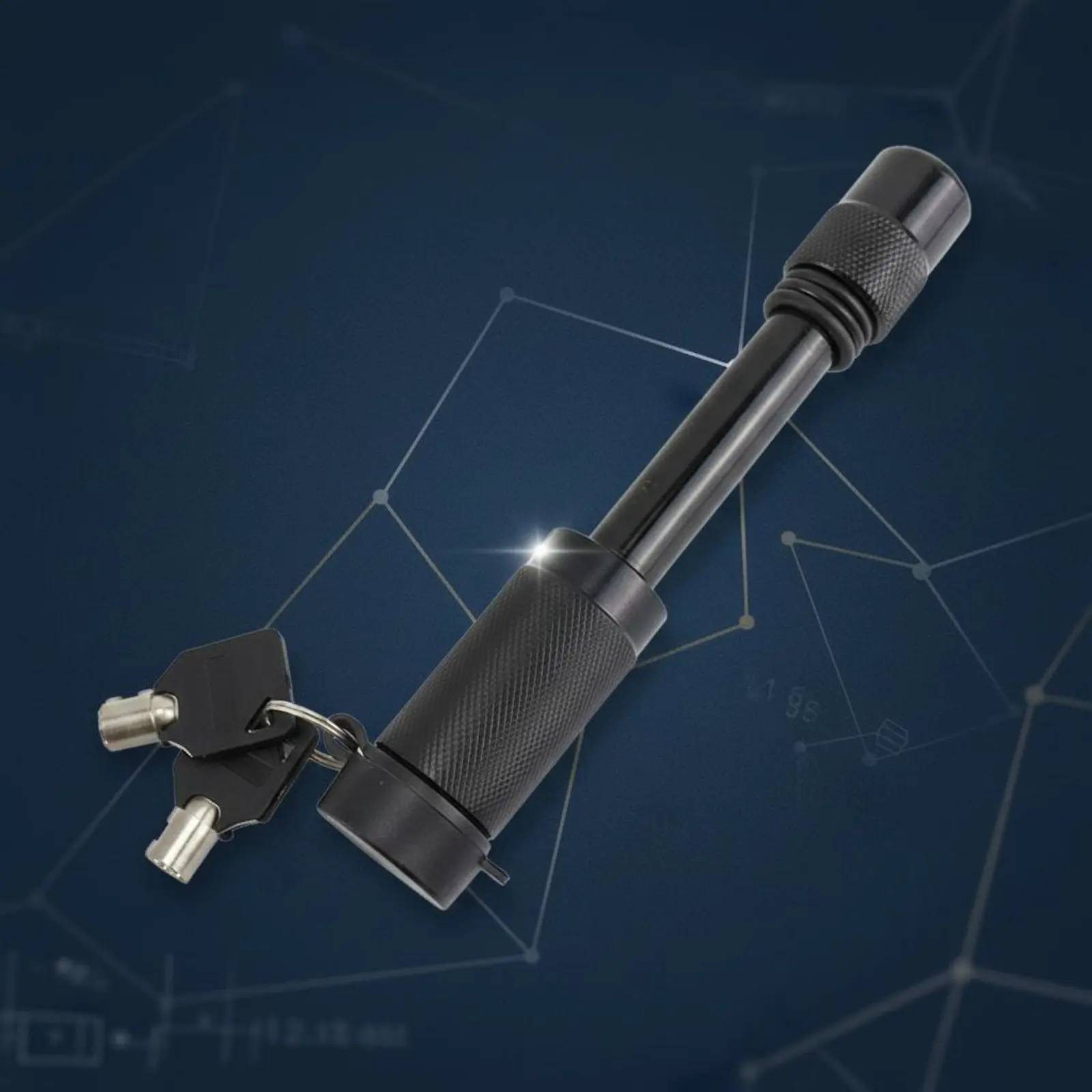 Tow Hitch Lock Anti-Theft Tow Hitch Lock Vehicle Accessory with Keys Easy to Install for Towing