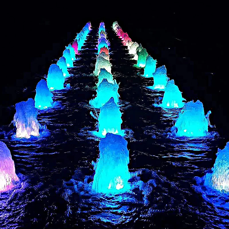 Outdoor Garden Fountain Flowers Light Decorative Full Set Factory Price Design Type for Home Garden Pool