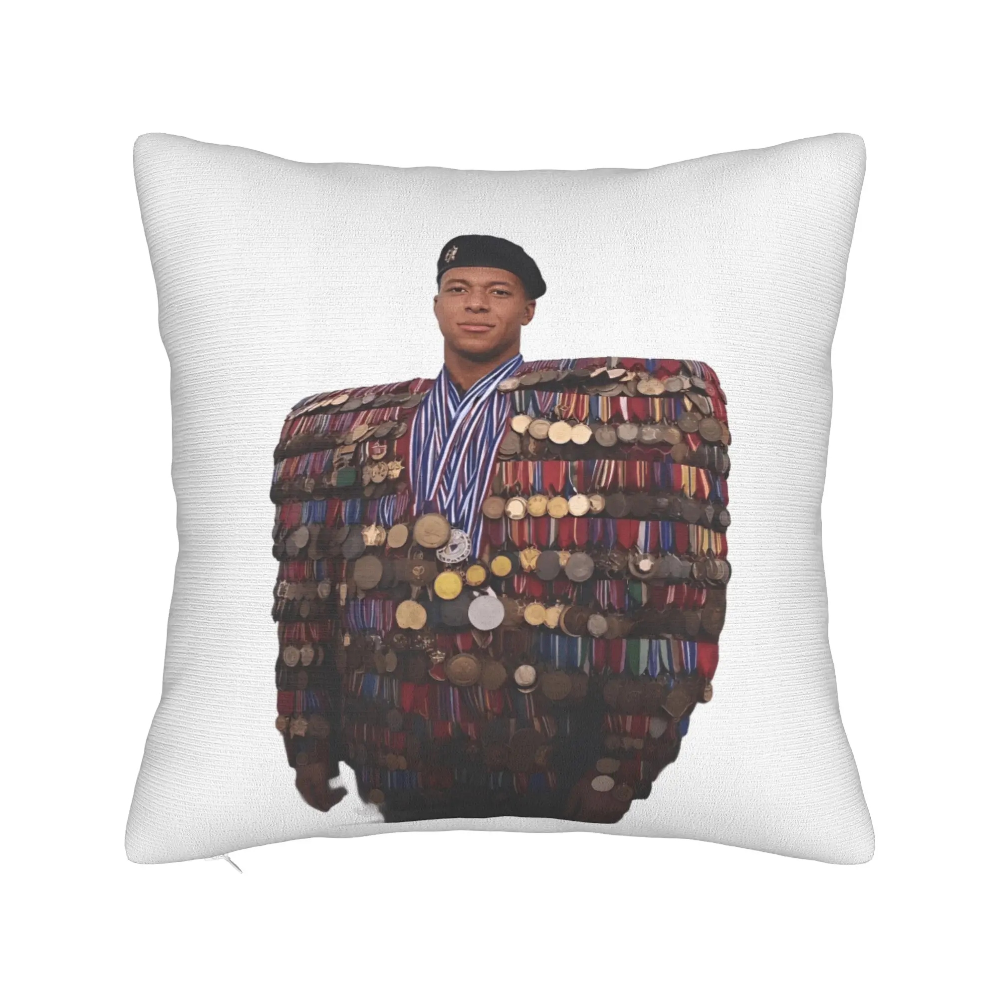 Dictador Kylian Mbappe Meme Pillow Case  Custom Pillow Cover For Couch Sofa Bedroom Kawaii Pillowcases