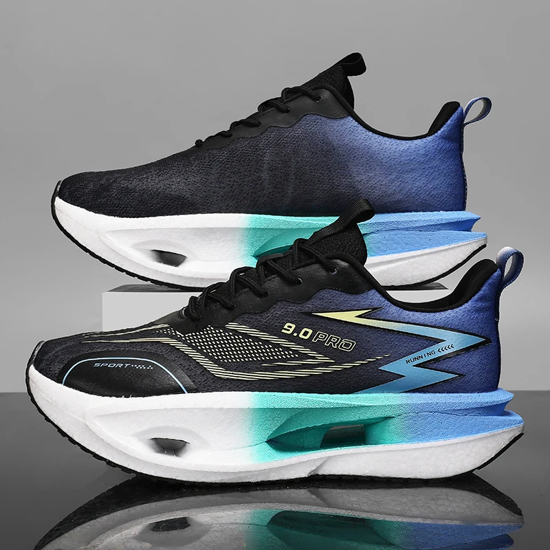 

Мужские четырехсезонные уличные удобные кроссовки, повседневные нескользящие кроссовки на мягкой подошве, дышащие легкие спортивные туфли на толстой подошве