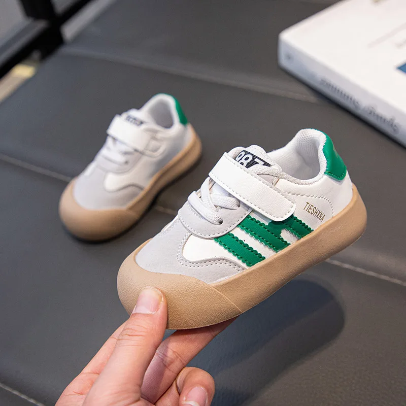 Baskets à semelle souple non ald pour enfants, chaussures de course décontractées pour écoliers, chaussures de sport pour bébés garçons et filles