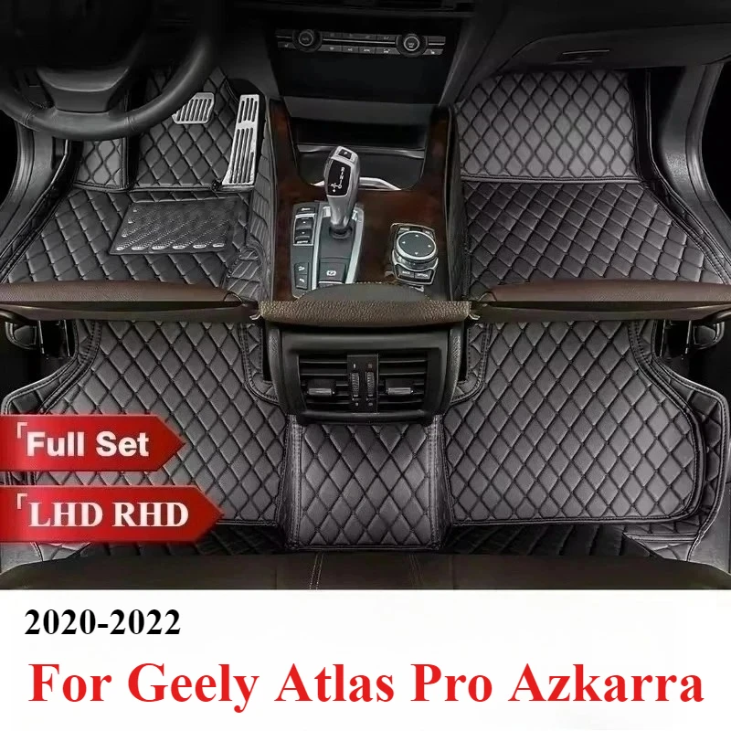

For Geely Atlas Pro Azkarra 2020 2021 2022 Car Floor Mats Custom Covers Carpets Interior Accessories Automotive Replacement Rugs