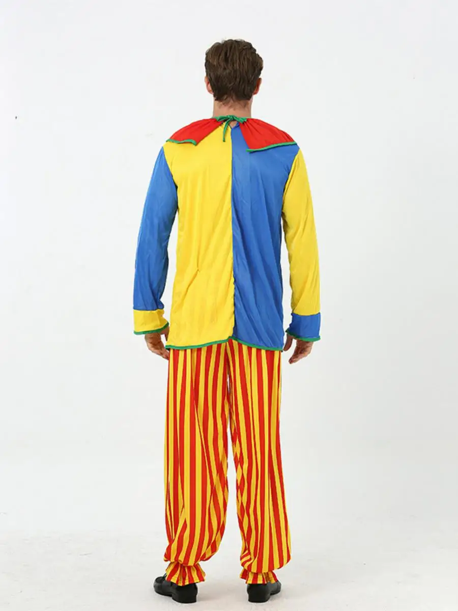 Nuovo cosplay loween Clown Costume da ballo per adulti Vestito da performance sul palco Capelli lisci Par Indossare poliestere Nessun registro del marchio...