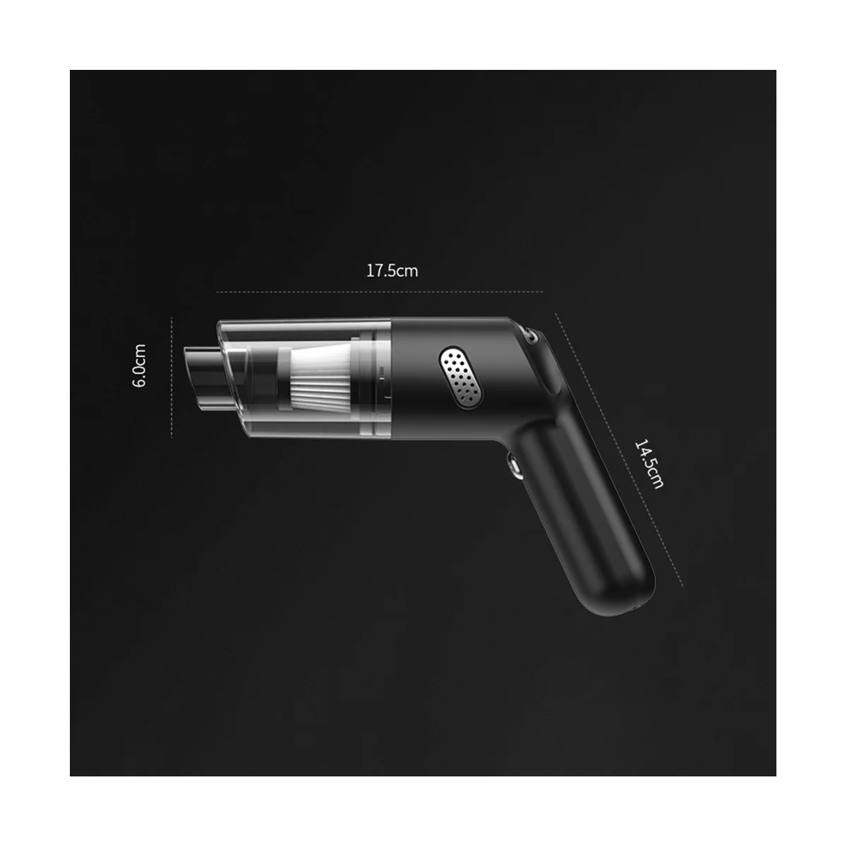 Car Handheld Vacuum 10000PA Suction, Wireless Vacuum Cleaner,Car Vacuum Cordless Rechargeable,Compressed Air Duster-HIM