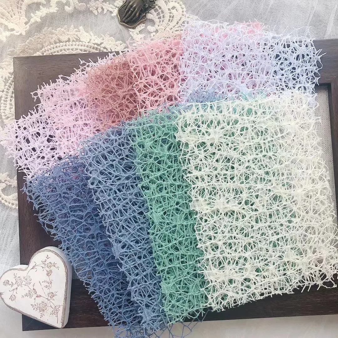 8Pcs A5 Color Vintage Scrapbook Hollow Out Gauze  Decoration Paper Material DIY Crafts Diary Cards Collage Journal Tissue Paper