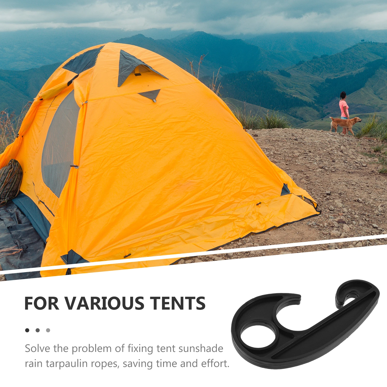 20 шт. грузовая сетка, крючки для палатки, пластиковый крючок для солнцезащитного козырька и дождевого брезента, автомобильный брезентовый крючок, вешалки для банджи-шнура, пластиковые вешалки