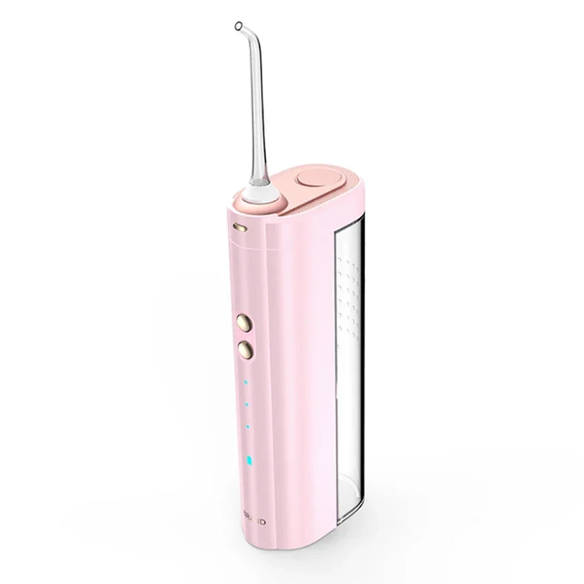 150ml 물 Flosser 무선 치과 구강 Irrigator 2 제트 팁, 배터리 표시기, 충전식 구강 Irrigator 중괄호