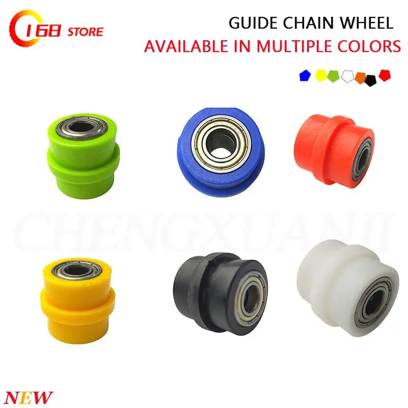 Multi-color optional chain sprocket chain expansion wheel tensioning wheel sprocket anti-skid wheel sliding wheel