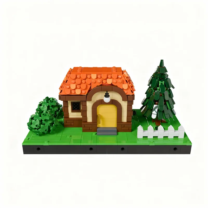 

886pcs MOC Bunnie S House Animal Town Model Building Blocks Construction Toy Christmas Gifts DIY Creative Idea Education Brick