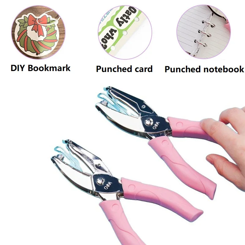 Дырокол для рукоделия, перфоратор, звездное сердце, круглая форма, дырокол для бумаги, резак для скрапбукинга, офисные школьные принадлежности