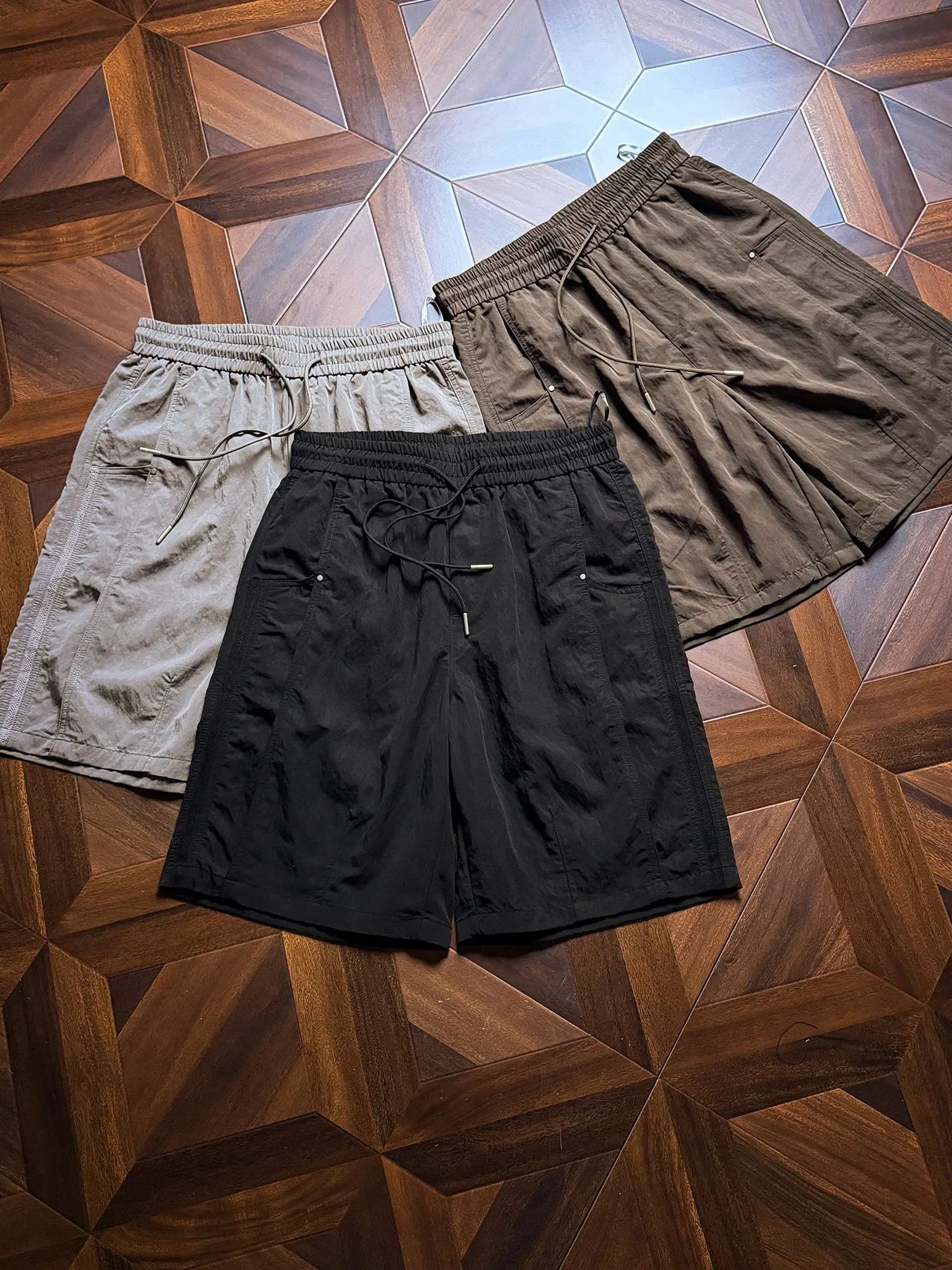 Silky Warm Lyocell Linen 6.3oz Casual Shorts, Quick Dry Anti-Wrinkle Pants