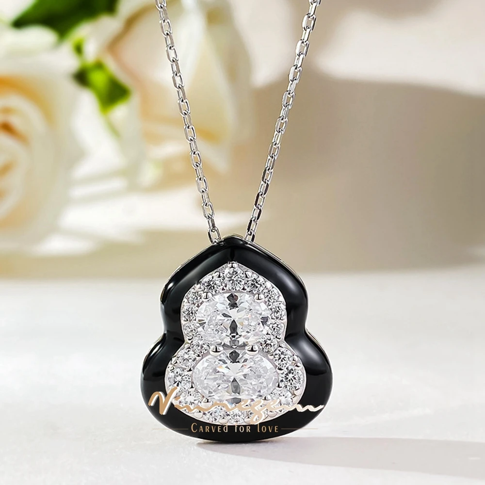 

Vinregem Oval Cut 5*7 MM 1 CT Lab Created Sapphire Gemstone Pendant Necklaces Fashion 100% 925 Sterling Silver Jewelry Wholesale