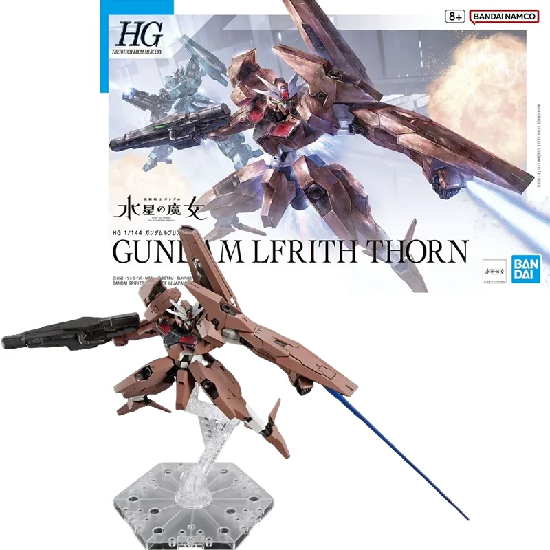

BANDAI Original ANIME The Witch from Mercury HG 1/144 GUNDAM LFRITH THORN Assembly Plastic Model Action Toys Figures Gifts