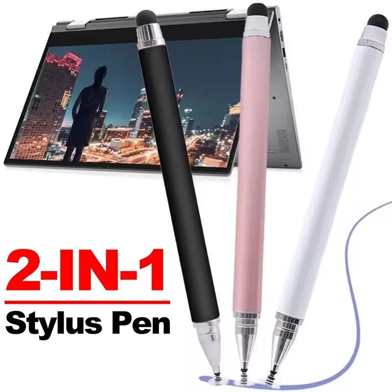 Universal 2 in 1 Stylus Pen Drawing Tablet All Capacitive Touch Screen Smart Pencil For iPad Ios Android Phone Touchscreen Pen