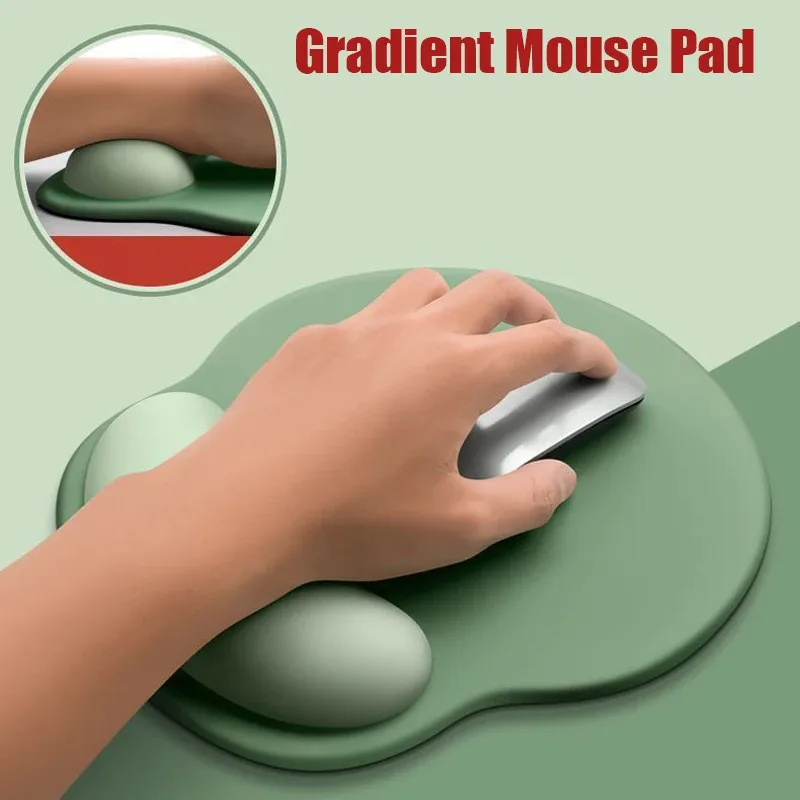 

Computer Game Mouse Pad Environmental Milk Silk Fabric + Plastic Bottom + Memory Foam Ergonomic Mousepad for Office Accessories