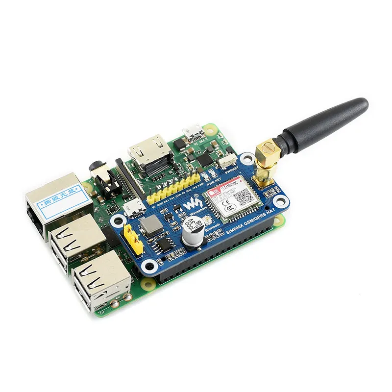 Raspberry Pi 4B 3B Zero SIM800C Module GSM GPRS Expansion Board 2G Bluetooth