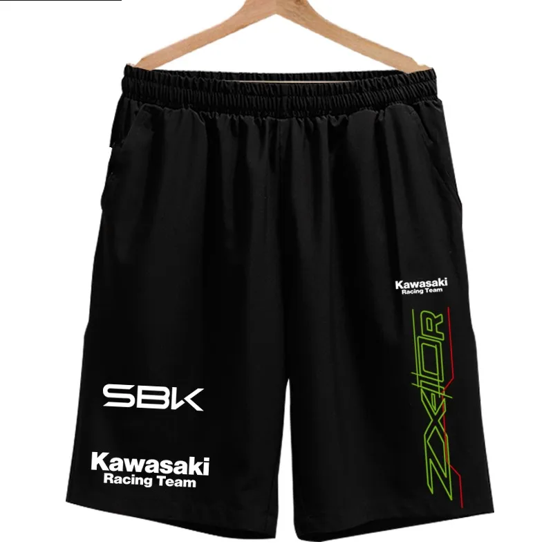 2024 Kawasaki Motorcycle New Men\'s Padel Sport Shorts Summer Male Breathable Tennis Shorts Quick-Drying Trousers Running