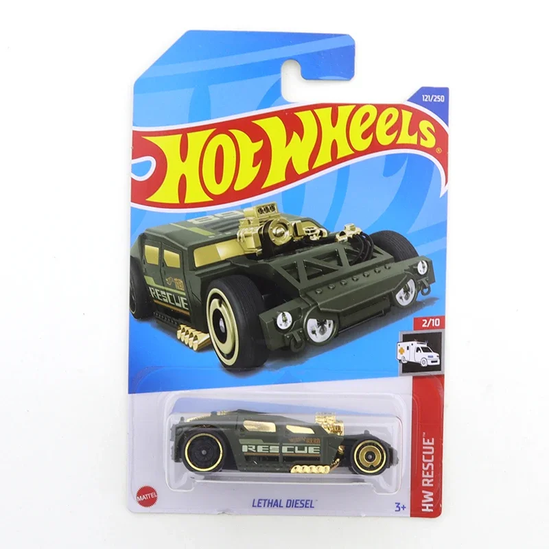 2021-74 2022-121 LETHAL DIESEL Original Hot Wheels Mini Alloy Coupe 1/64 Metal Diecast Model Car Kids Toys Gift