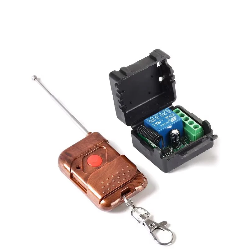 

433Mhz Remote Control Wireless Switch DC 12V 1CH RF 10A Relay Receiver and 2CH Transmitter For Door Electromagnetic Lock