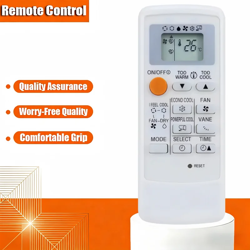 

Spot goods English ABS Replacement Suitable for Mitsubishi Air Conditioning Remote Control MP04A MP07A MH08B
