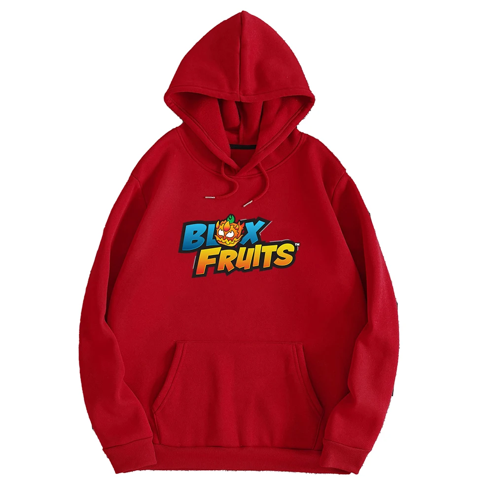 Blox fruits Merch Merch Hoodies Winter Hooded Sweet Streetwear Long Sleeve New Logo Sweatshirt Y2K