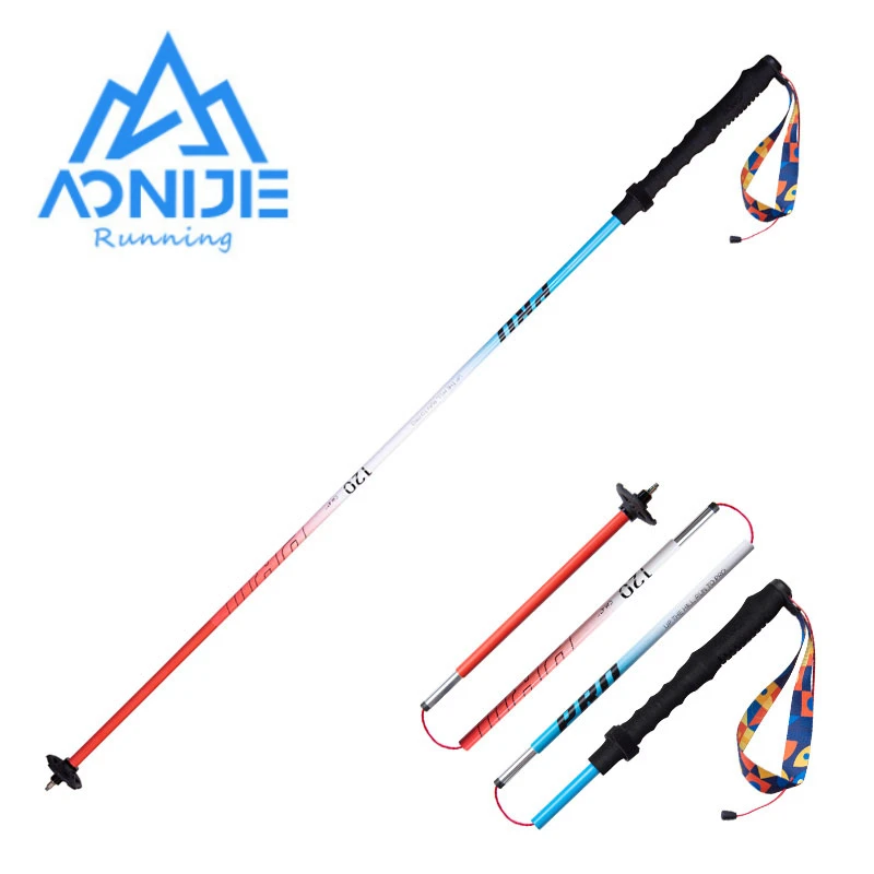 Aonijie E4207 E4201 Outdoor 7075 Aluminium Wandelstok 4-delige Duurzame Cross-Country Paal Wandelstok 110Cm 120Cm