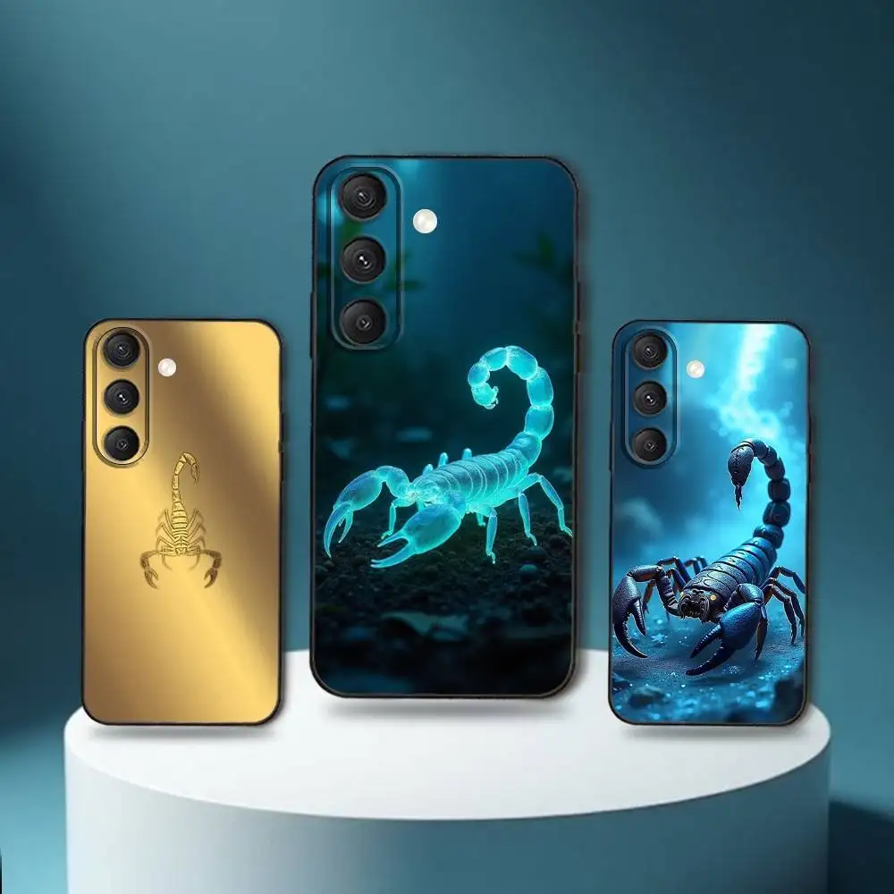 

Cool Scorpion Spider Phone Case For Samsung S25,S24,S23,S22,S21,S20,S10,Ultra,Plus,Lite,FE,Soft Silicone Black Cover