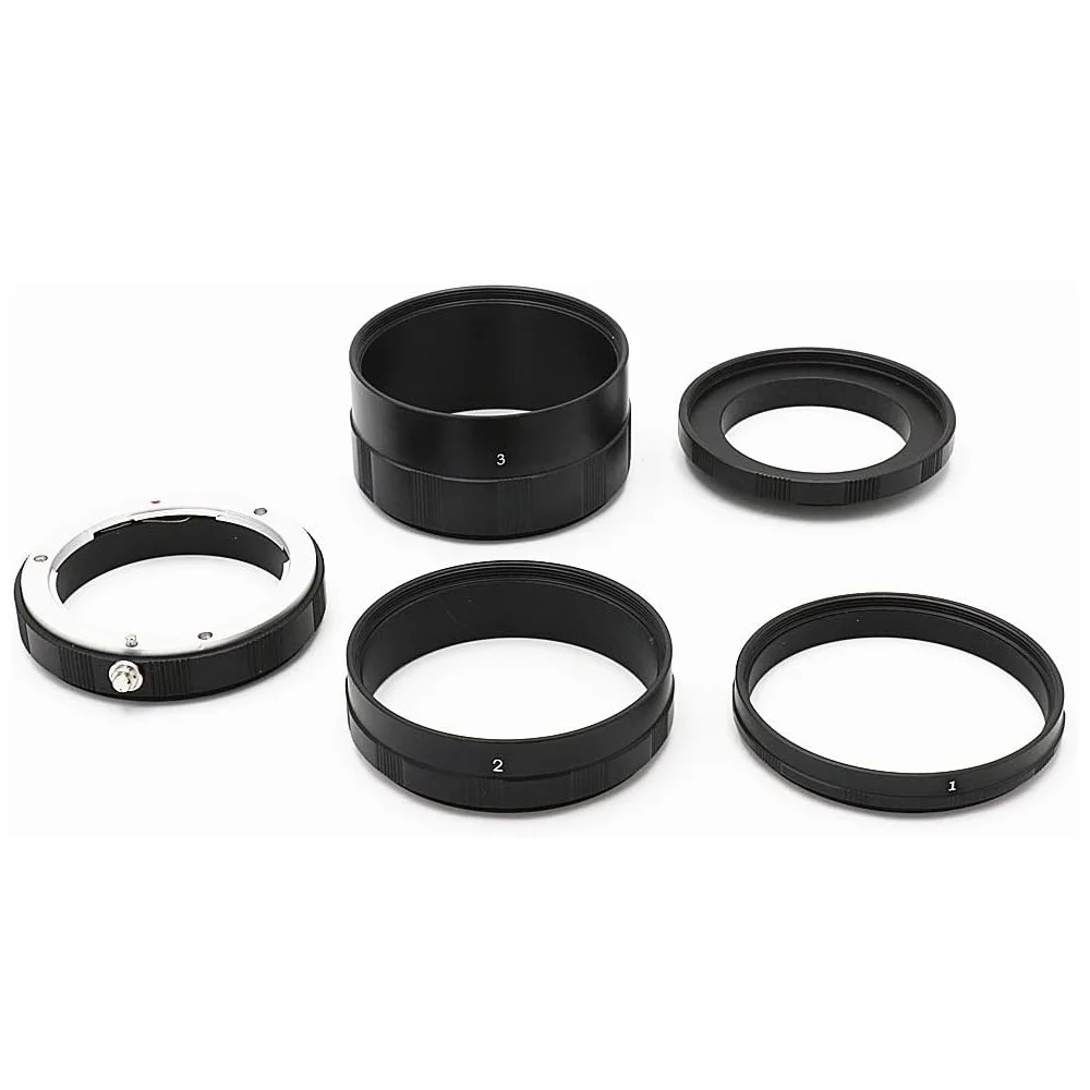 Mcoplus Metal Macro Extension Tube Set for Olympus OM Mount E620 E520 E510 E500 E420 E410 E400 E330 E3 E20P E300 E30 E-5 E-7 DSL