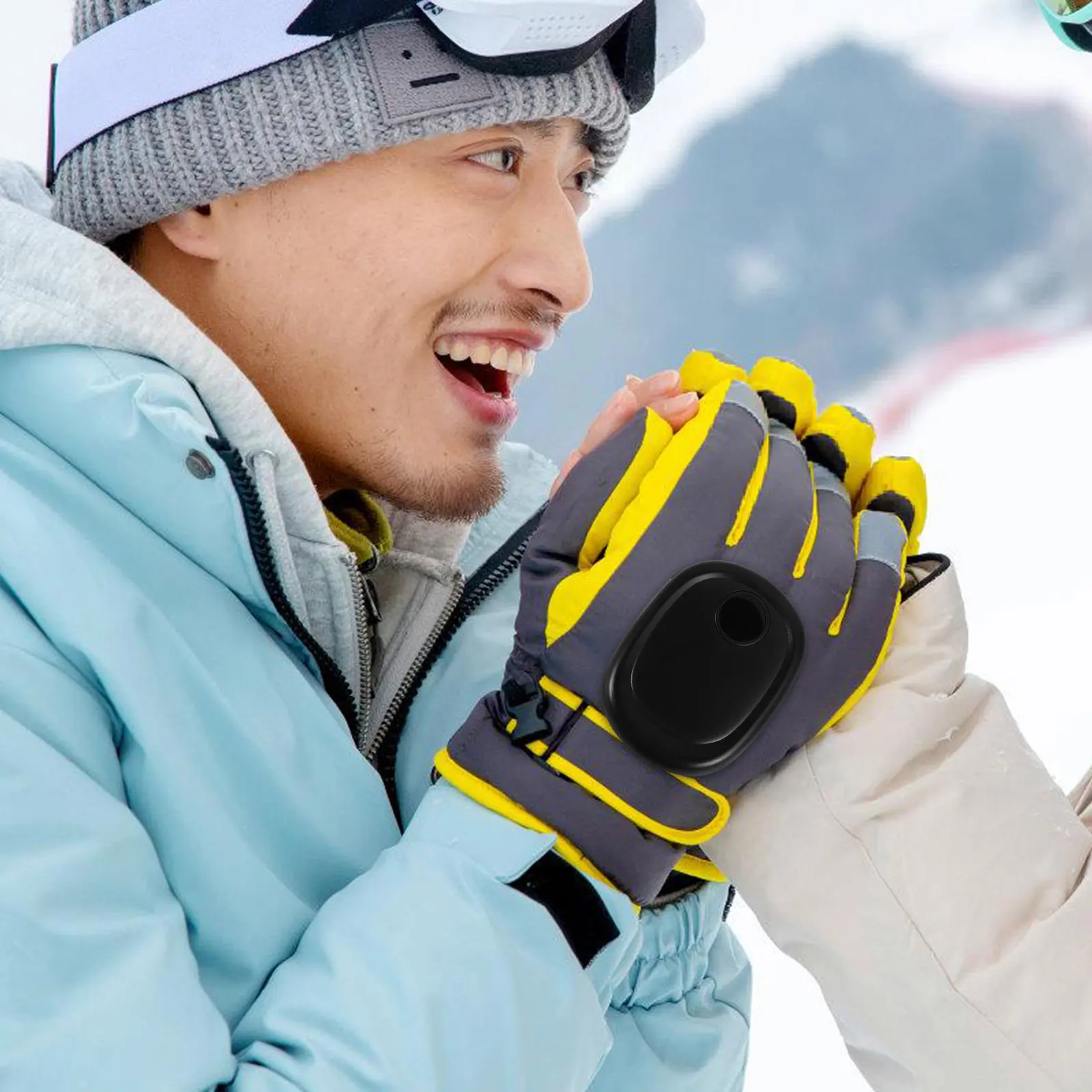 

Smart Heating Glove Warmer Device for Motorcycle Riding Outdoor Sports Skiing Cycling Electric Heated Gloves Universal Fit Cold