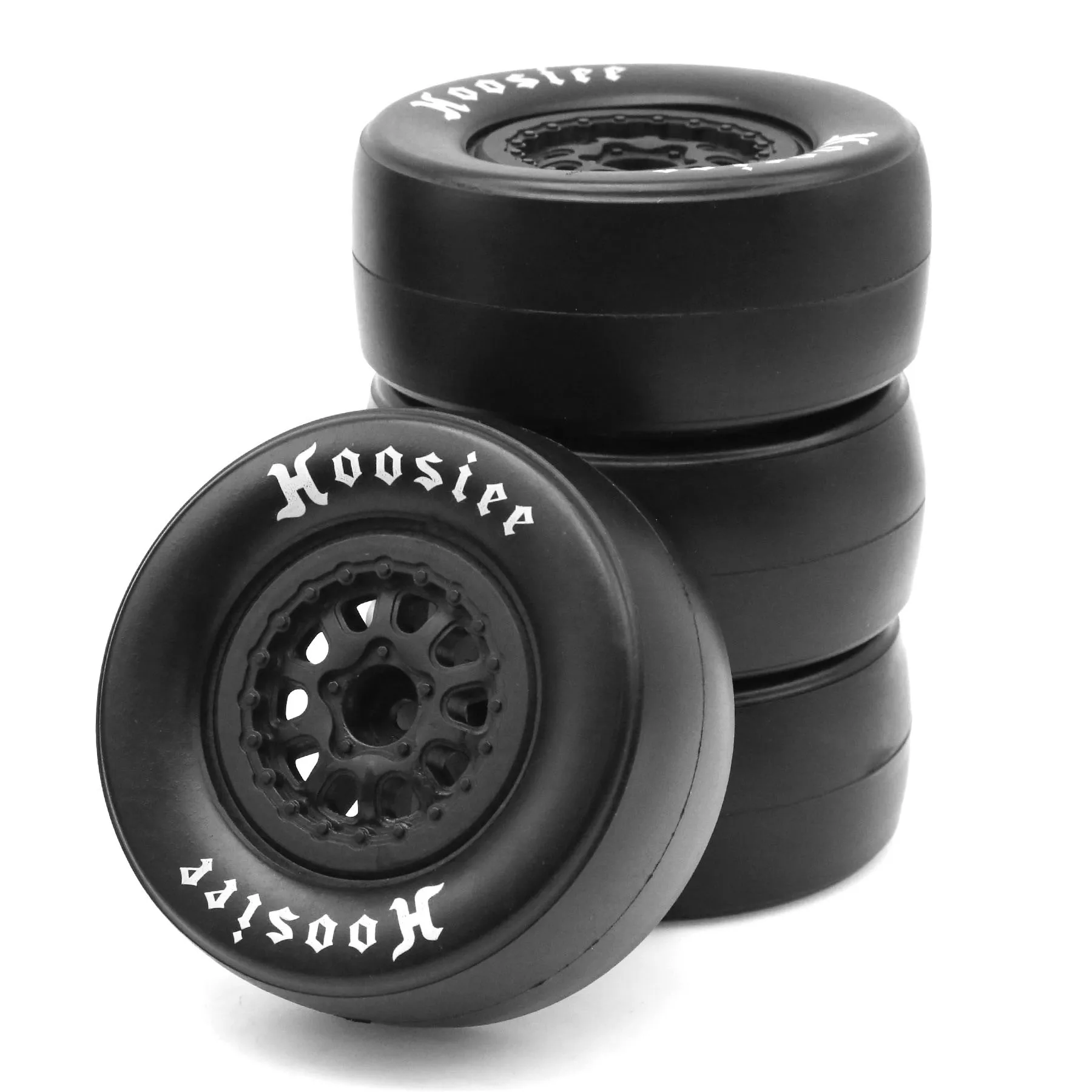 Image of 4 Stück 1/10 RC Short Course Reifen & Räder 12mm Hex Offroad-Drag-Reifen für Traxxas Slash 2WD 4WD Rc4wd Arrma Axial Truck Teile