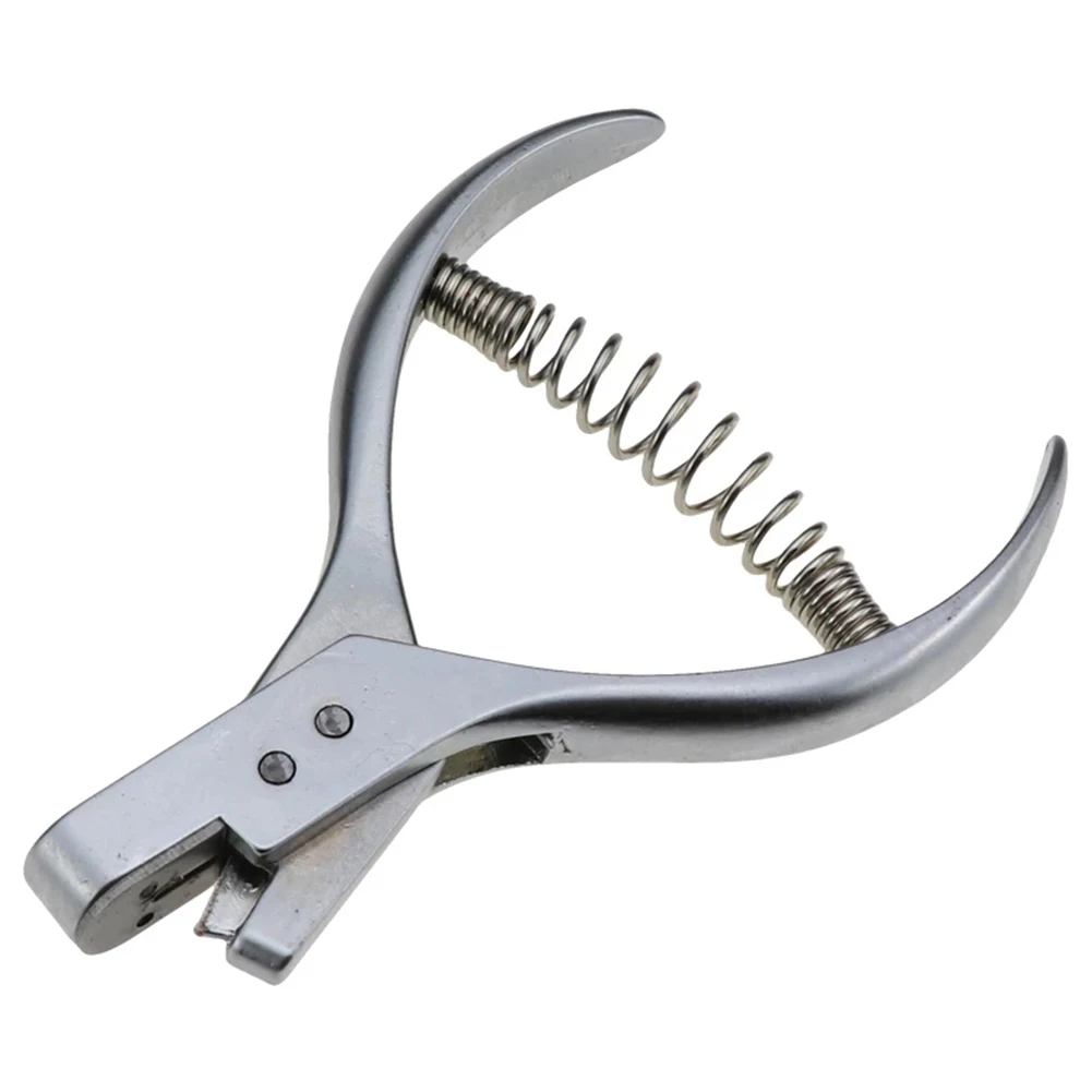 Punch Plier Garment Pattern Notcher Pro Designer Tailors Steel Sewing Punched Cards Cardboard Photo ID Card POS Card Marker