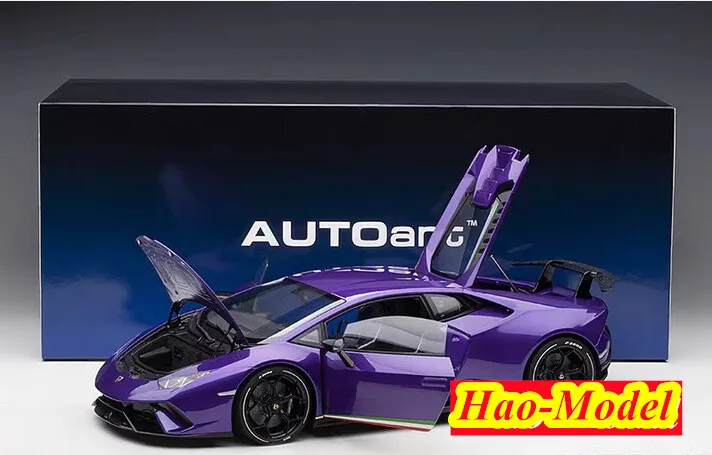 Autoart 1:18 Huracan Performante 2017, Modelo de Auto de Metal Fundido a Presión, Regalos de Colección