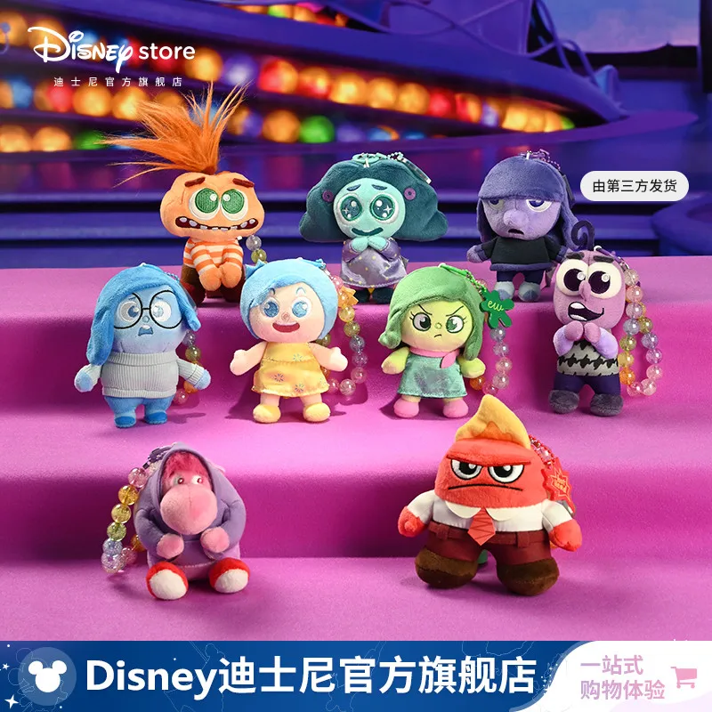 

High Quality 100% Genuine Disne Pixar Inside Out Cute Toy Key Chain Children Stuffed Pendant Kids Birthday Christmas Gift