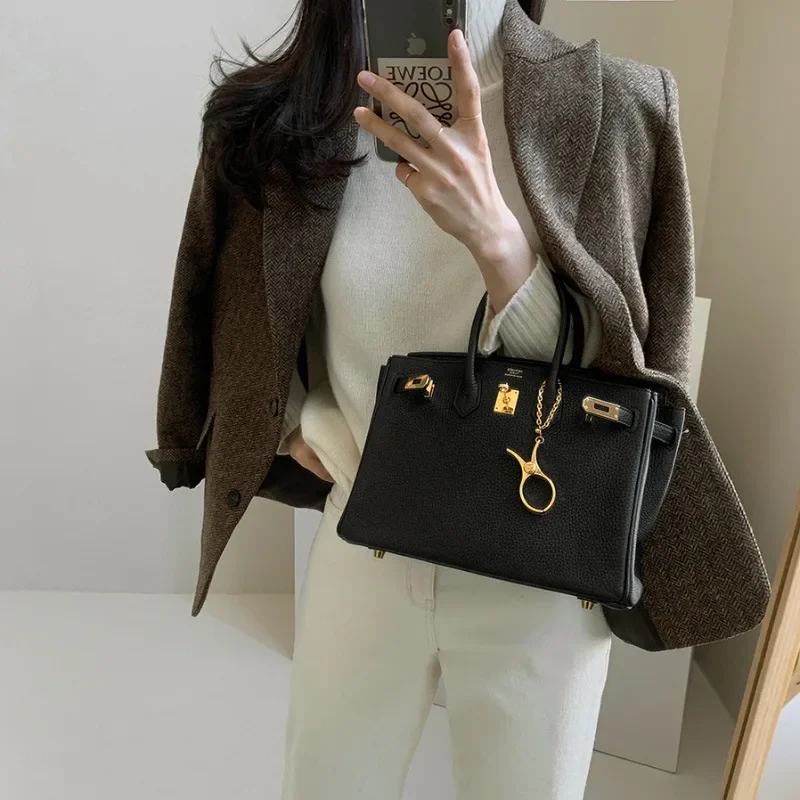 Korean Blazer Women Jackets Turn Down Collar Splice Coats High Waist Button Thick Jacket Blazers Elegant Autumn Winter 2025