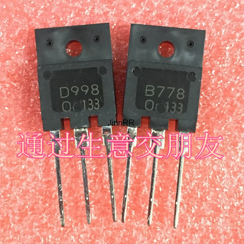 

(10Pair) KTB778+KTD998 B778+D998 TO-3P new and original