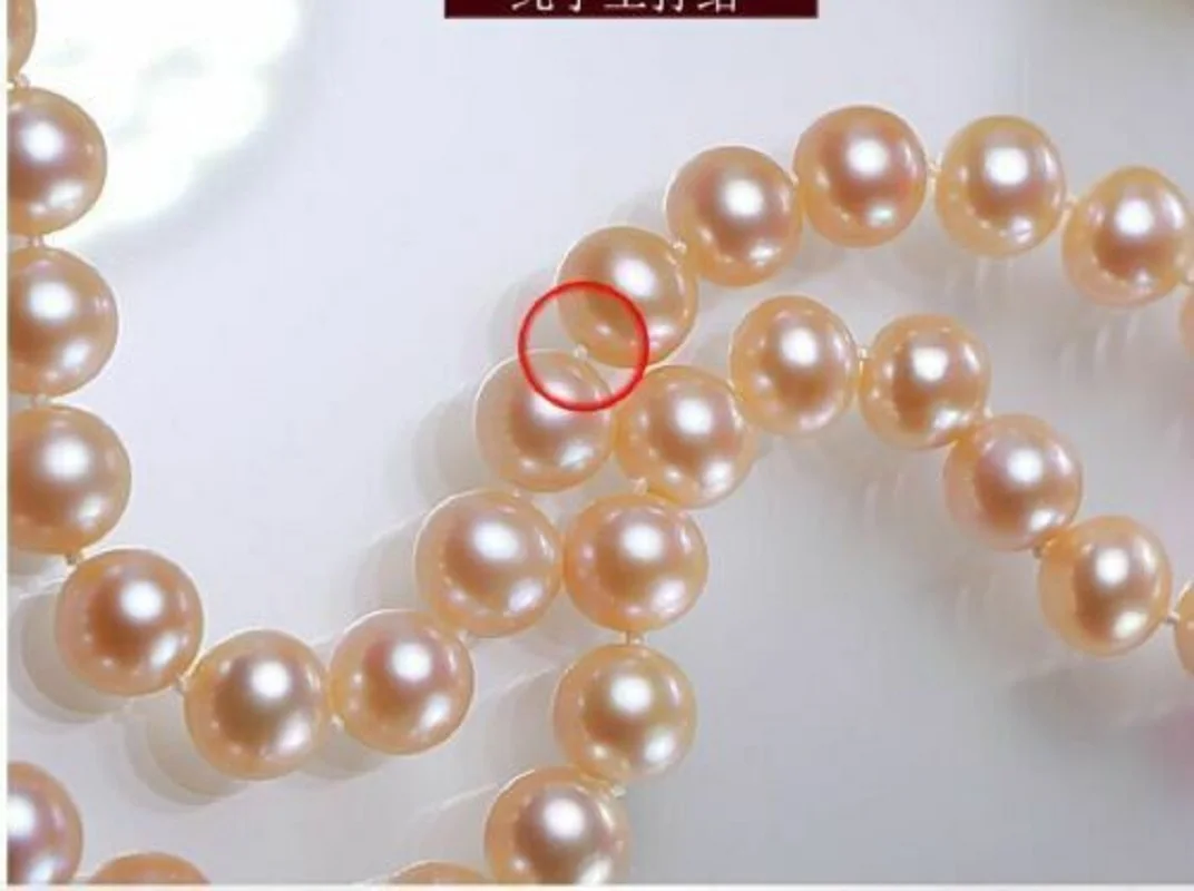 Imagem -04 - Colar Akoya Pink Pearl Fecho de Ouro 14k 18 Polegada Aaaa 910 mm