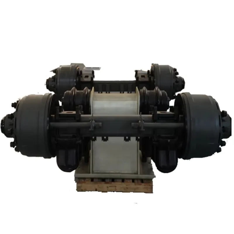 24T 28T 32T Heavy Duty Bogie Suspension For Semi Trailer Mining Trailer And Cargo Transport
