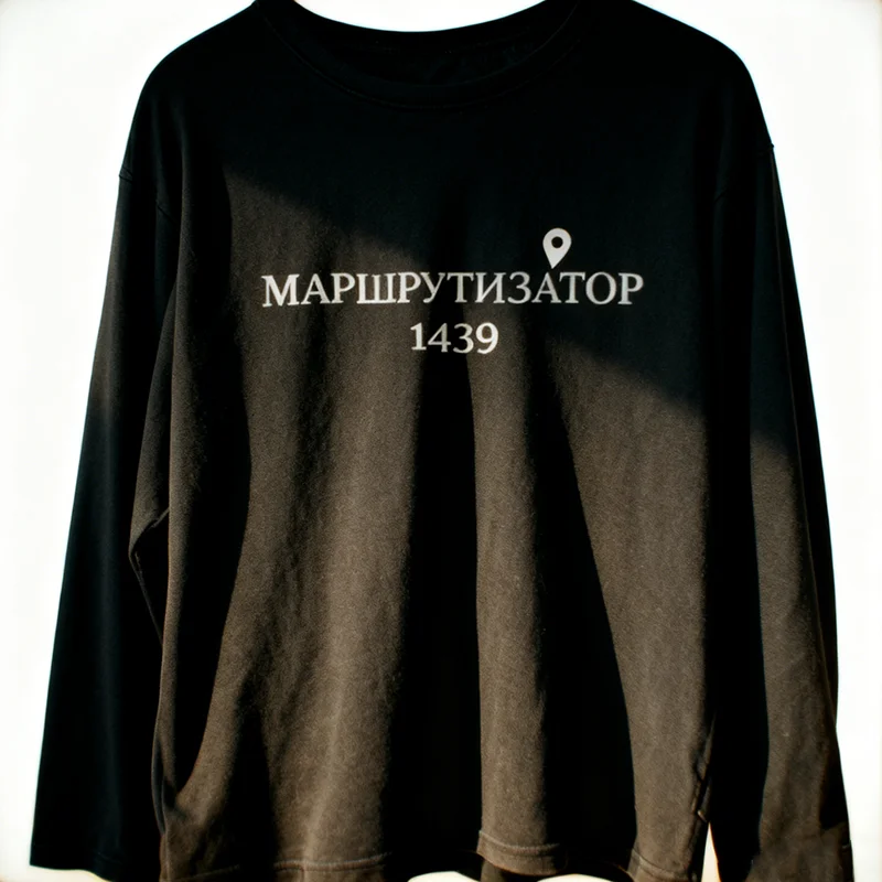 

Мужской и женский осенне-зимний свободный топ с длинными рукавами и принтом Y2K.