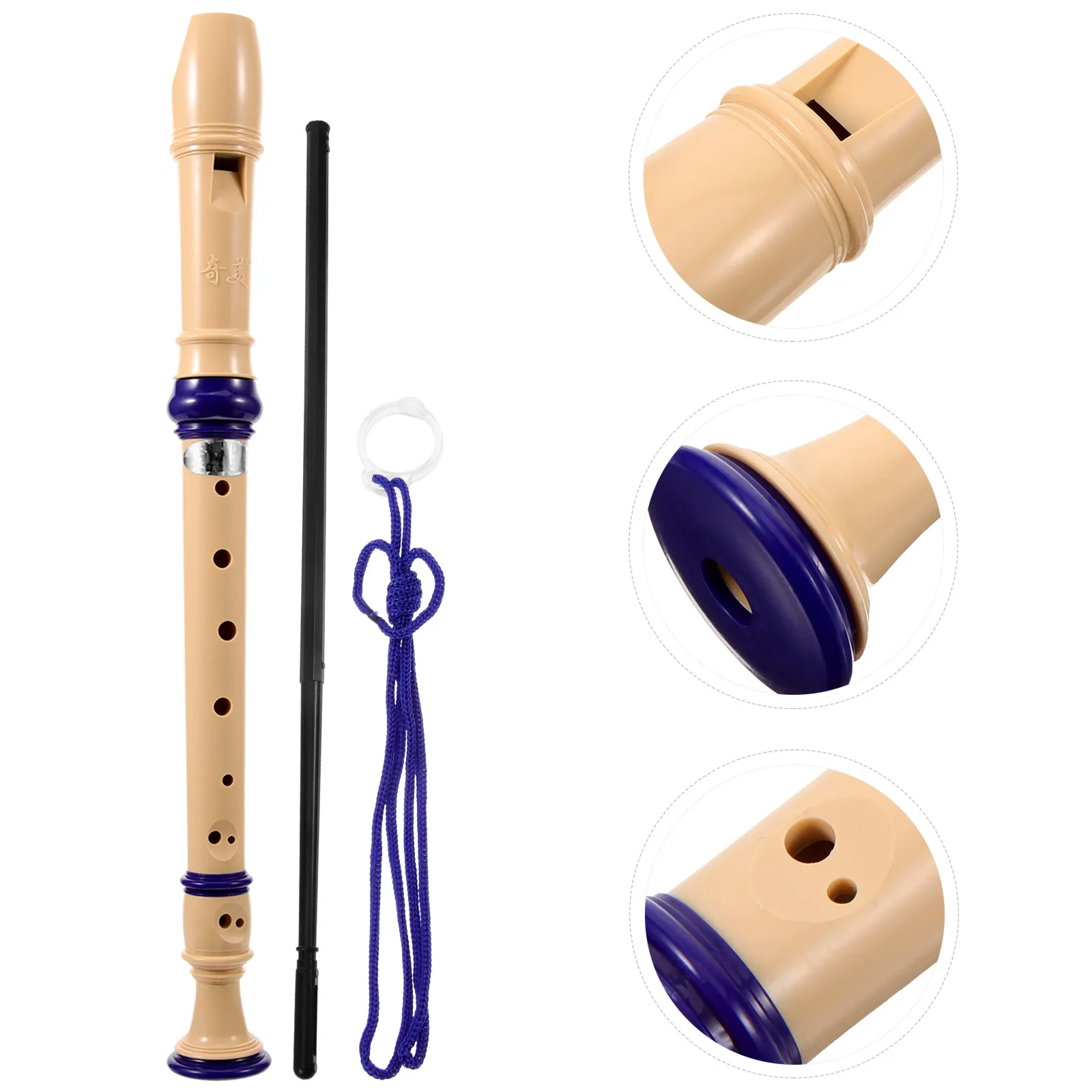 

Musical Instrument Eight-hole Clarinet Child Kids Instruments Flannel Recorders