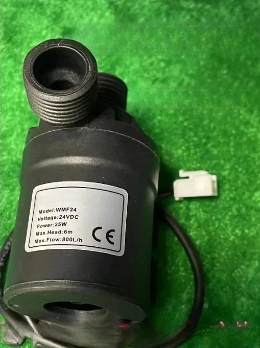 24v-30w-water-circulation-pump-white-square-head-shampoo-pump-for-hair-salon-treatment-bed