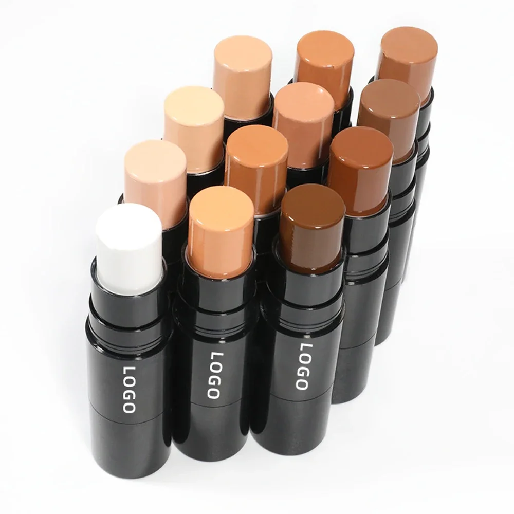 Private Label Concealer Double-head Custom Bulk Multi-functional Repair Stick 2-in-1 Brighten Skin Waterproof Anti-sweat Makeup