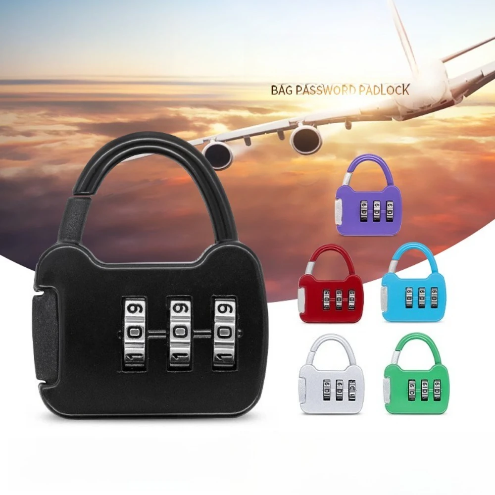 

2Pcs Password Padlock Mini Small Anti-theft Locks Backpack Drawer Storage Travel Suitcase Gym Cabinet Combination Smart Lock