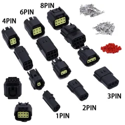 1 2 3 4 6 8 10 12 16 Pin Denso Auto Waterproof Wire Connector Electrical Plug Car Sealed Truck Harness Socket With Terminal