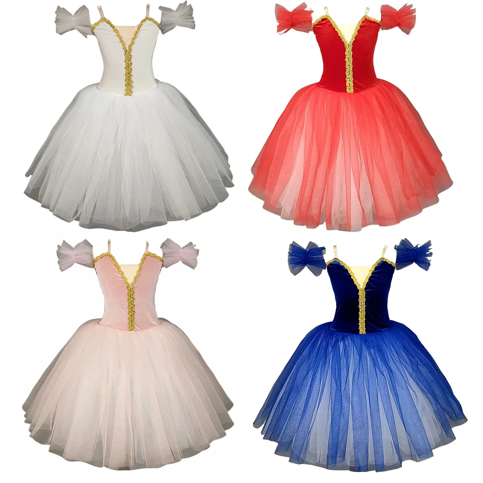 Kinderen Meisjes Ballet Zwaan Dans Wals Prestaties Kostuum Halloween Ballerina Cosplay Jurk Verjaardagsfeestje Prinses Tutu Jurk