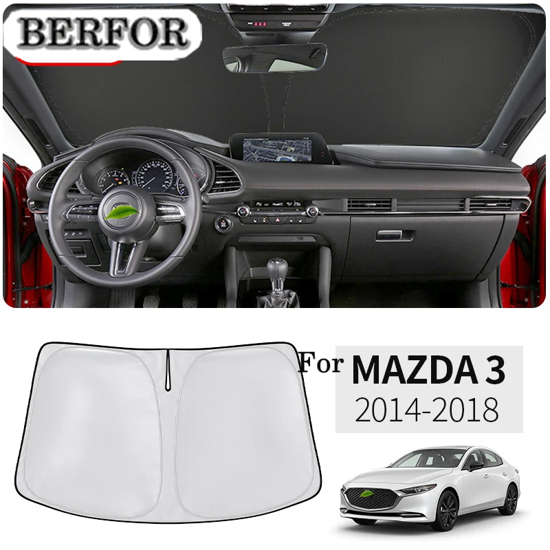 

For Mazda 3 Axela 2014-2018 Car Styling Nano-Insulat Windshield Sunshade Front Window Sun Shade Visor Auto Interior Accessories