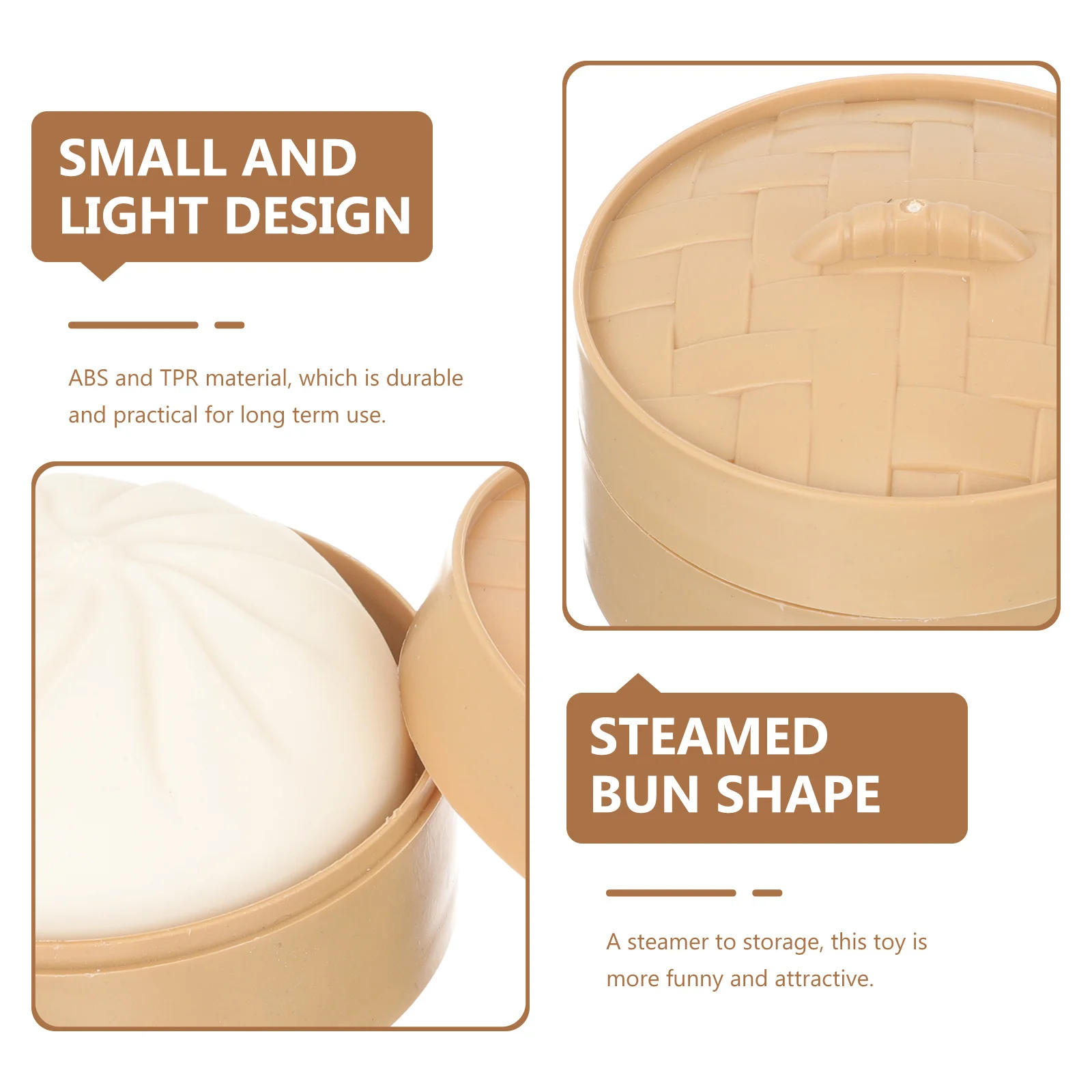 2個入り ストレッチストレスボール 餃子型 不安解消 握って遊ぶ感覚玩具 大人向け - 耐久性のある餃子型