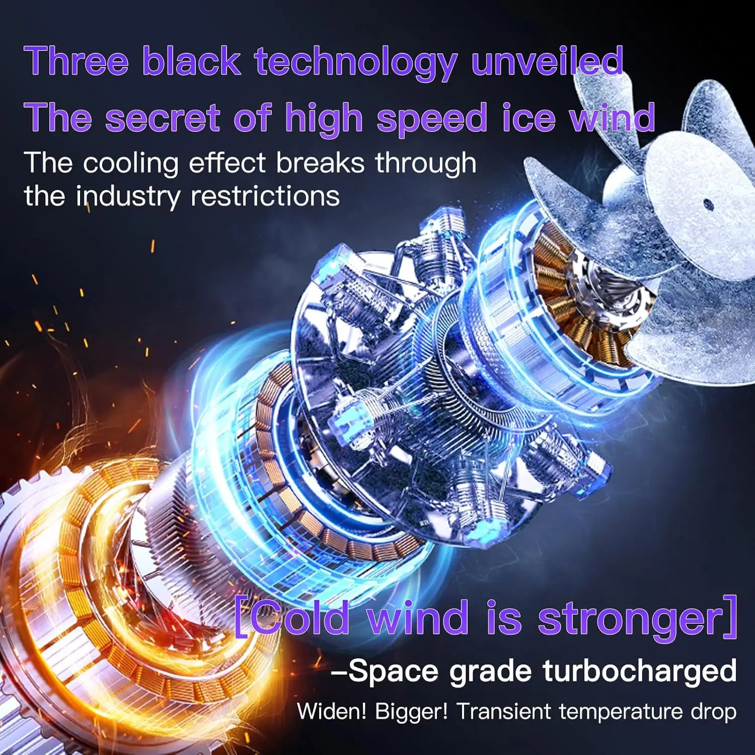 Ventilador eléctrico inteligente de escritorio, 100 ajustes de velocidad del viento, carga Usb, pantalla Digital, refrigeración por circulación de alta velocidad, ventilador portátil silencioso