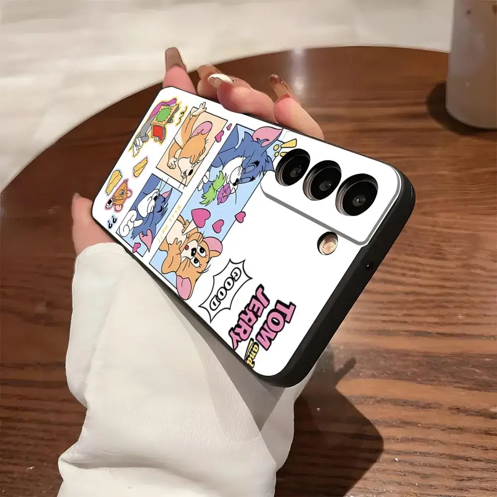 Cartoon J-Jerrys T-Toms Phone Case For Samsung S26 S25 S24 FE S23 S22 S21 Plus S20 Ultra Note20Ultra Black Soft Shell view 6
